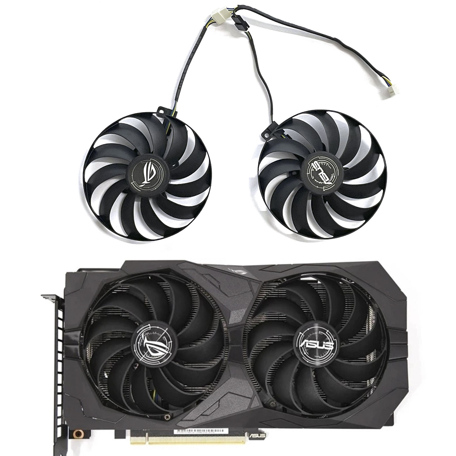 Rtx 4080 Super 16Gb - 95 มม.T129215SU 6PIN 12V 0.45A การ์ดกราฟิกพัดลมทดแทนสำหรับ