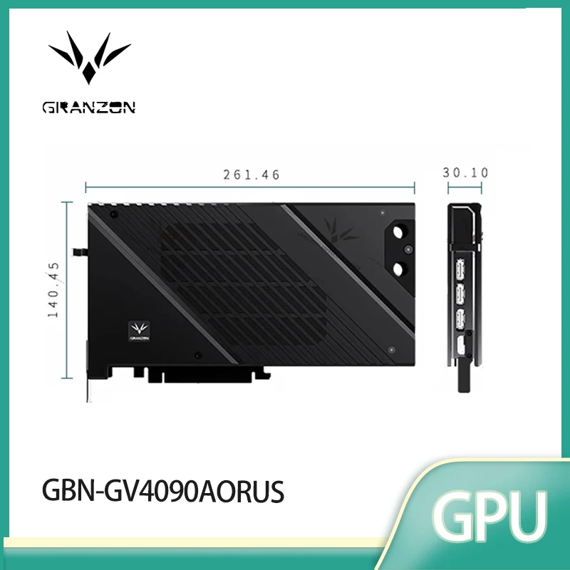 Rtx 4090 Water Block - ชุดระบายความร้อนด้วยน้ำ Granzon สำหรับการ์ดจอ Gigabyte GeForce RTX