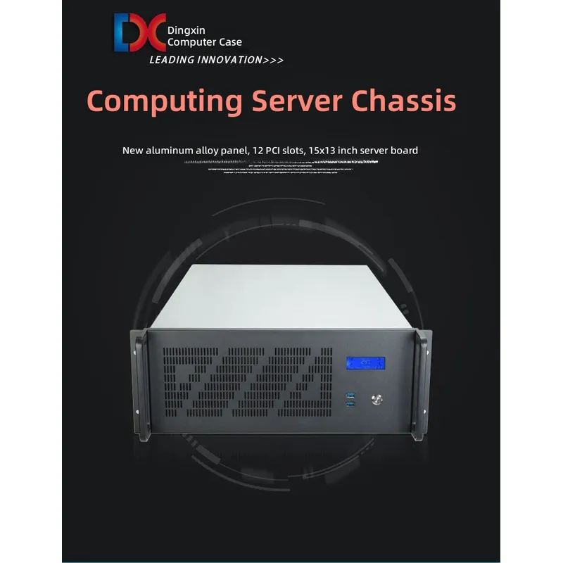 โครงเครื่องแร็ค 4U 12 สล็อต สำ - Server Gpu Chassis 4U บทวิจารณ์และราคา