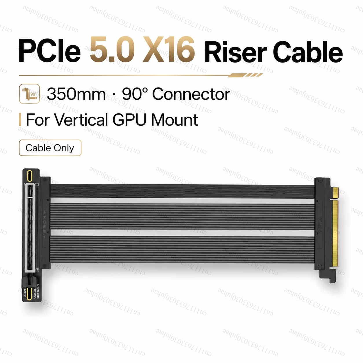 สายต่อขยายการ์ดจอ PCIe 5.0 X16 - Pcie 5.0 Gpu Riser Cable บทวิจารณ์และราคา